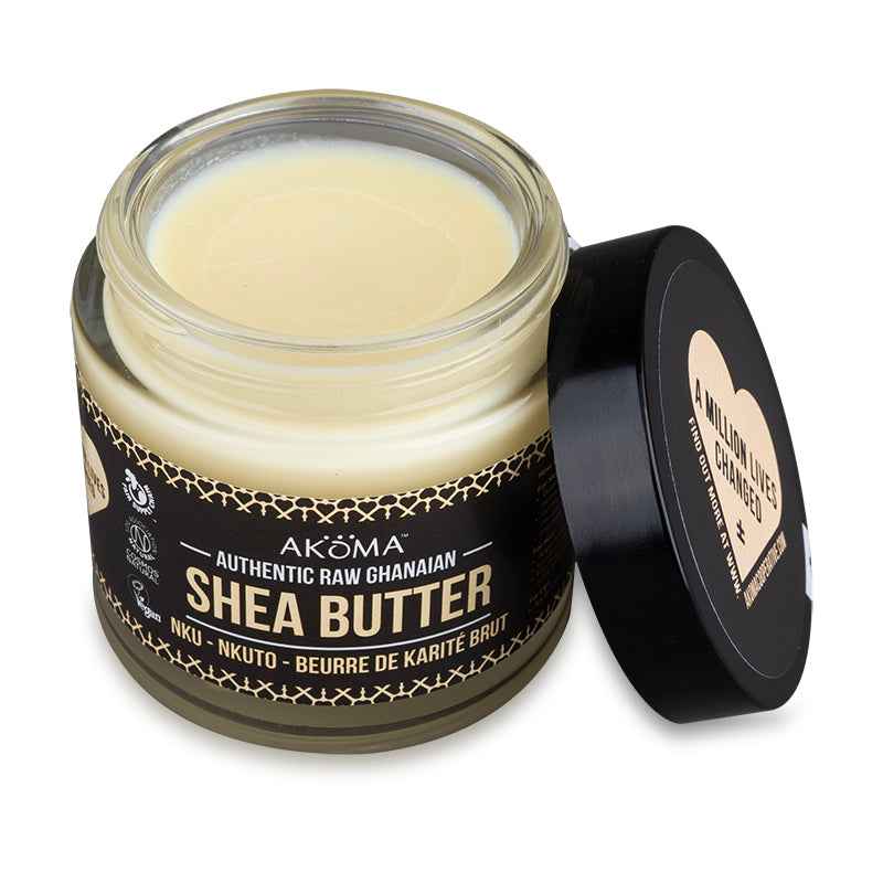 Authentic RAW Shea Butter - Cosmos Certified, Vegan, Fairly Traded, (Jars) 100ml -250ml