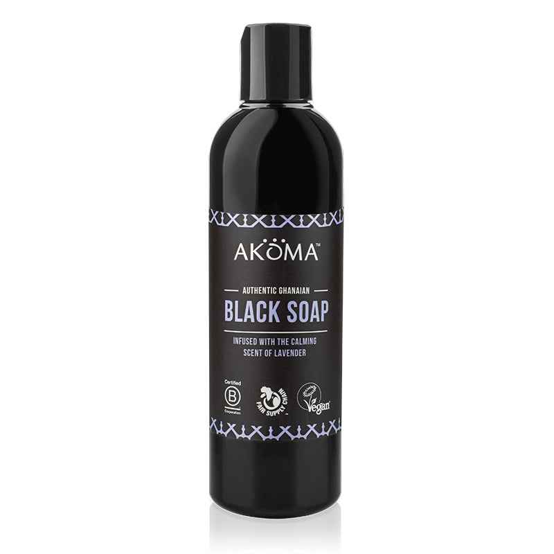 Liquid Black Soap Lavender Essential Oil (Disc Top) 250ml