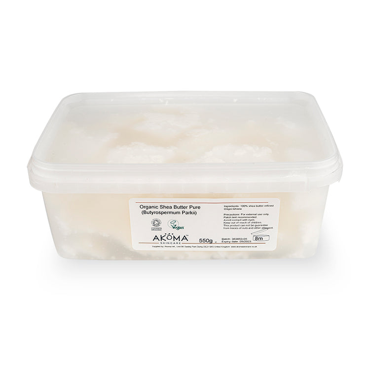 Shea Butter Pure (Naturally Filtered & Deodorised), Cosmos Certified Organic 300g -25kg