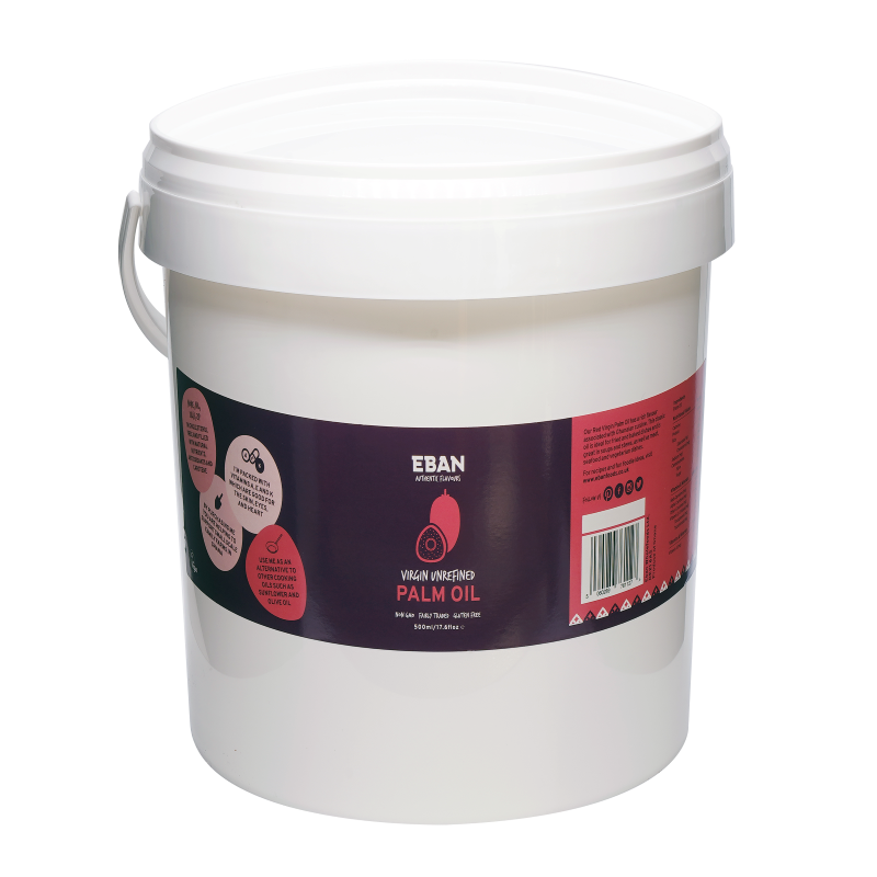 Palm Oil (Raw/Unrefined) Fairly Traded (Food Grade) 5kg - AKOMA SKINCARE