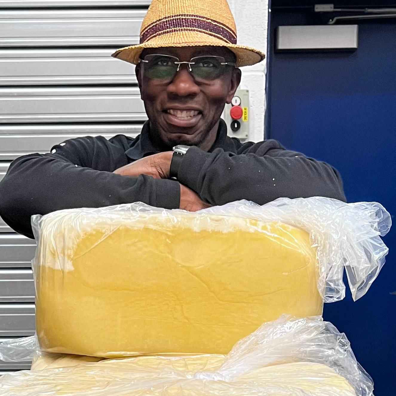 Authentic RAW Shea Butter - Cosmos Natural Certified, Vegan, Fairly Traded, 125g - 15kg