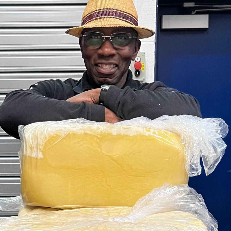 Authentic RAW Shea Butter - Cosmos Natural Certified, Vegan, Fairly Traded, 125g - 15kg