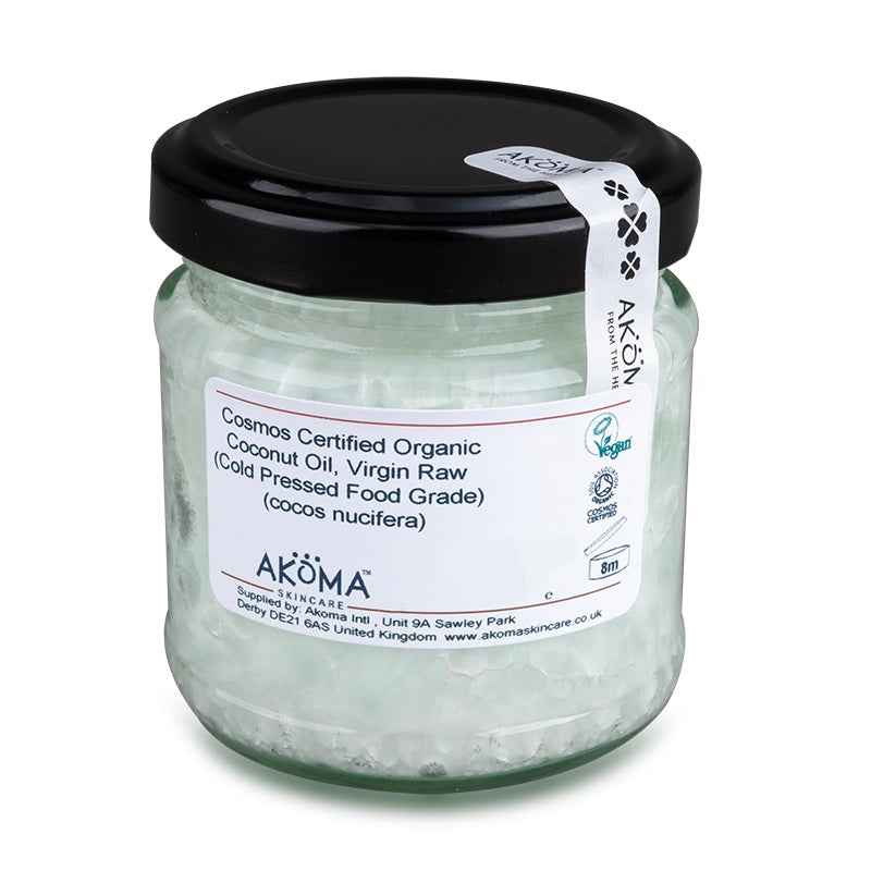 Coconut Oil Virgin, Cosmos Certified Organic (Cold Pressed) Food Grade, Raw 100ml