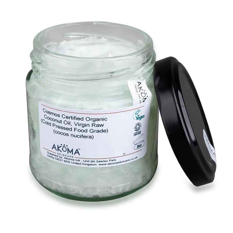 Coconut Oil Virgin, Cosmos Certified Organic (Cold Pressed) Food Grade, Raw 100ml