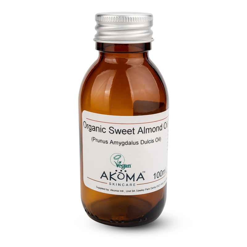 Almond, Sweet Oil, Cold Pressed Cosmos Certified Organic - AKOMA SKINCARE