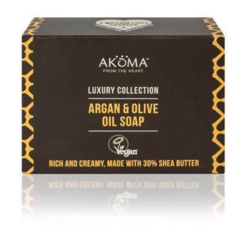 Argan & Olive Oil Soap - AKOMA SKINCARE