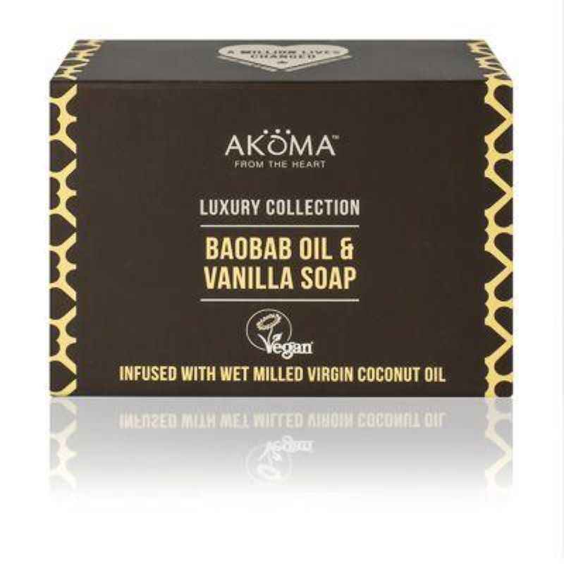 Baobab Oil & Vanilla Soap (Unboxed) - AKOMA SKINCARE