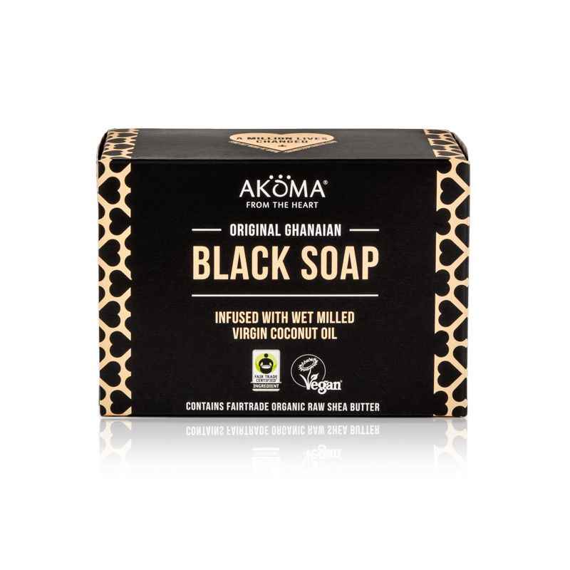 Black Soap - Authentic Ghanaian Black Soap - Akoma Skincare