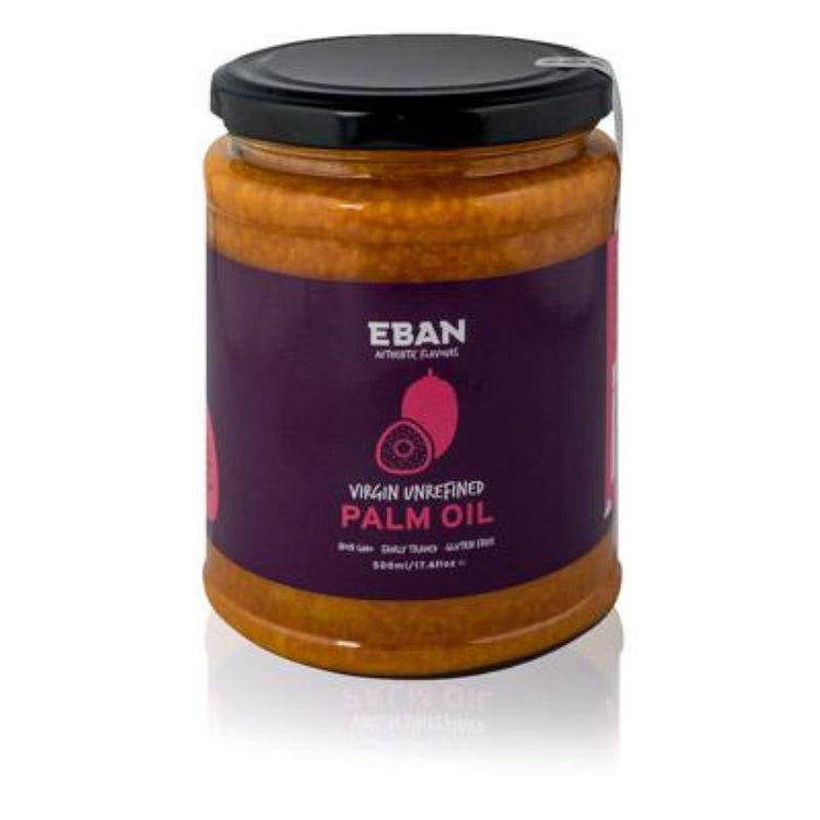 Eban Authentic (African) Unrefined Palm Oil 500ml