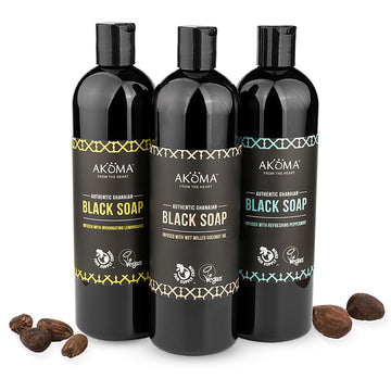 Black Soap Liquid 500ml Bundle