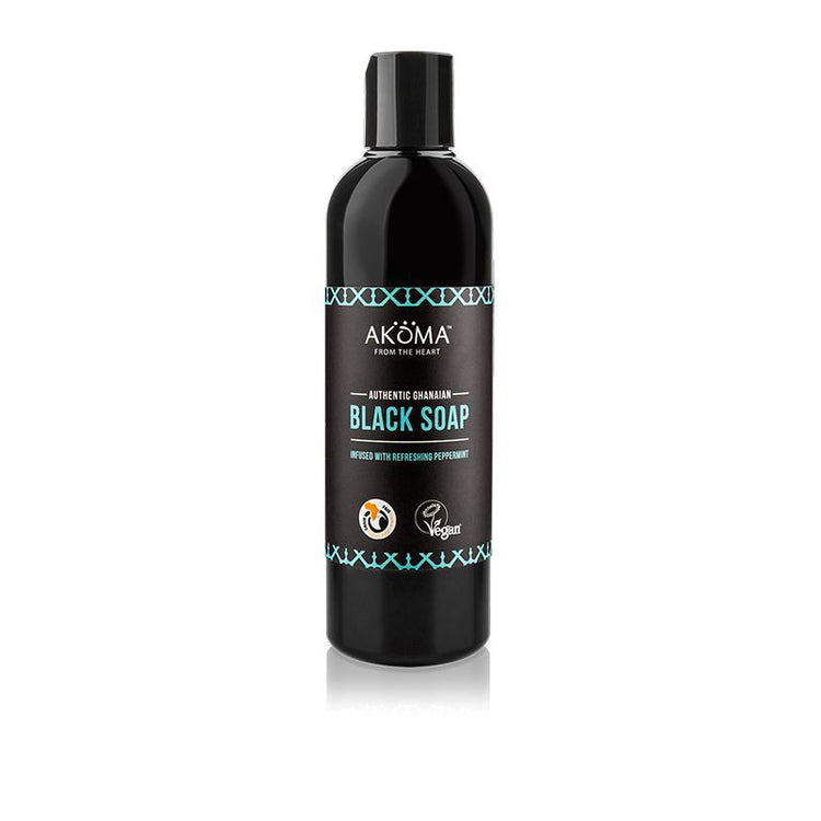 Liquid Black Soap Peppermint Essential Oil (Disc Top) 500ml