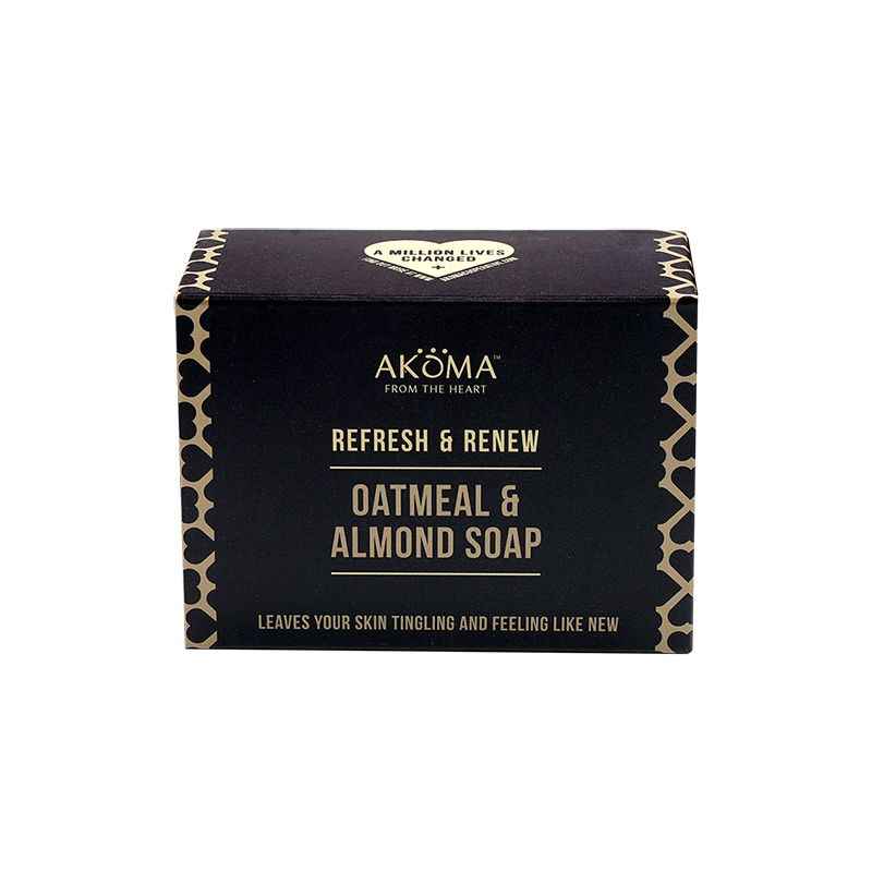 Oatmeal & Almond Soap (Unboxed) - AKOMA SKINCARE