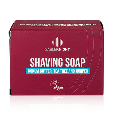 Kokum Butter, Tea Tree & Juniper Shaving Soap