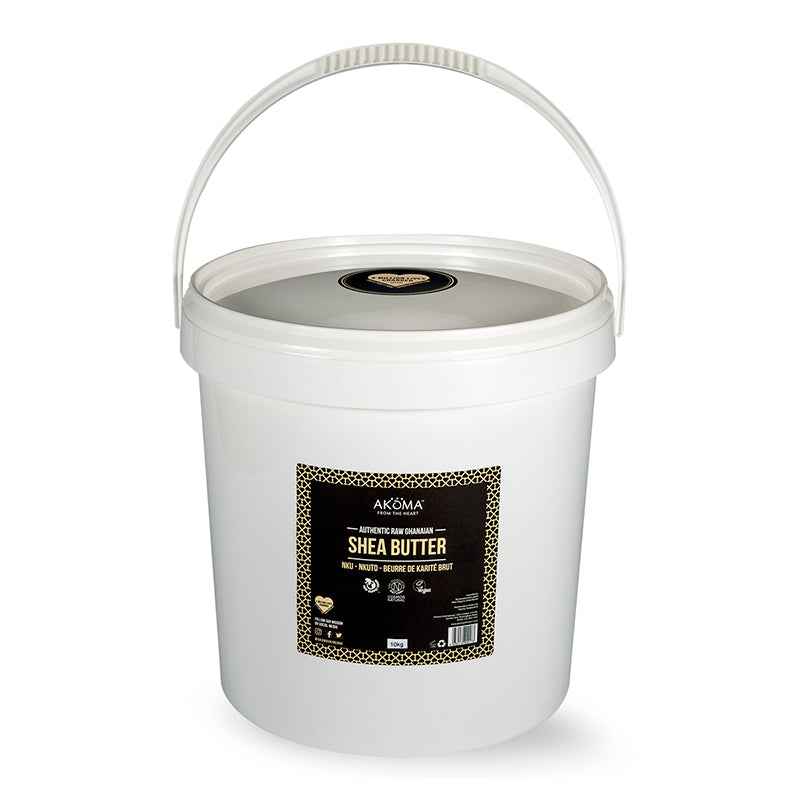 Authentic RAW Shea Butter - Cosmos Natural Certified, Vegan, Fairly Traded, 5KG