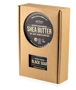 Shea Butter & Black Soap Gift Set