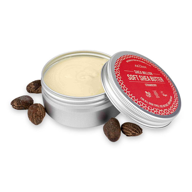 Shea Million - (Soft Raw Shea Butter) scented with Luxurious Strawberry