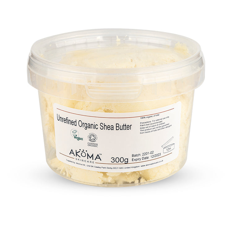 Shea Butter Unrefined, Cosmos Certified Organic 300g - 25kg