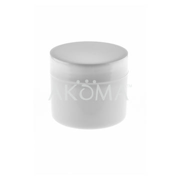 Single Wall (ROUNDED) Plastic White Jars 100ml